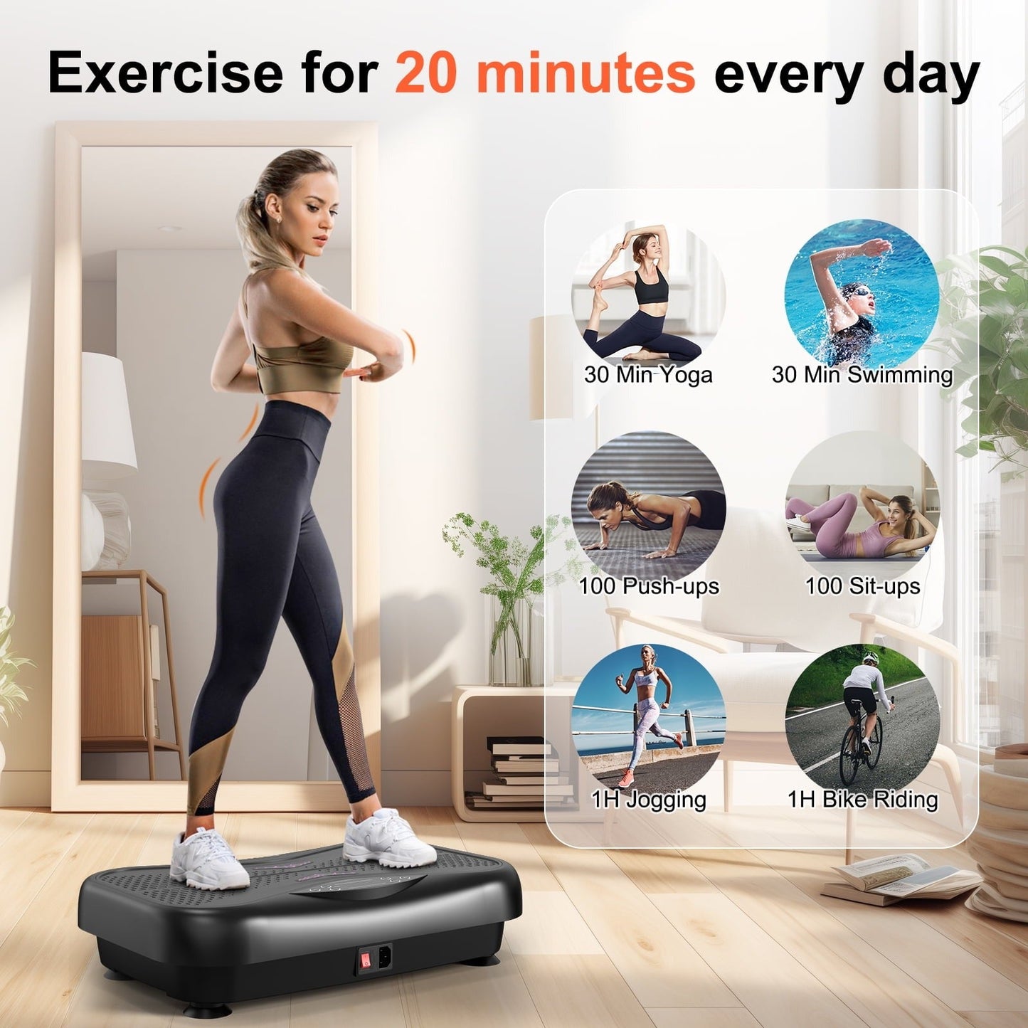 Vibration Plate Lymphatic Drainage Machine for Weight Loss