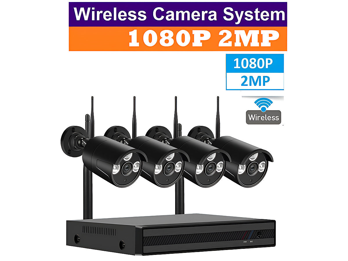Wireless Security Camera System 4 Cameras