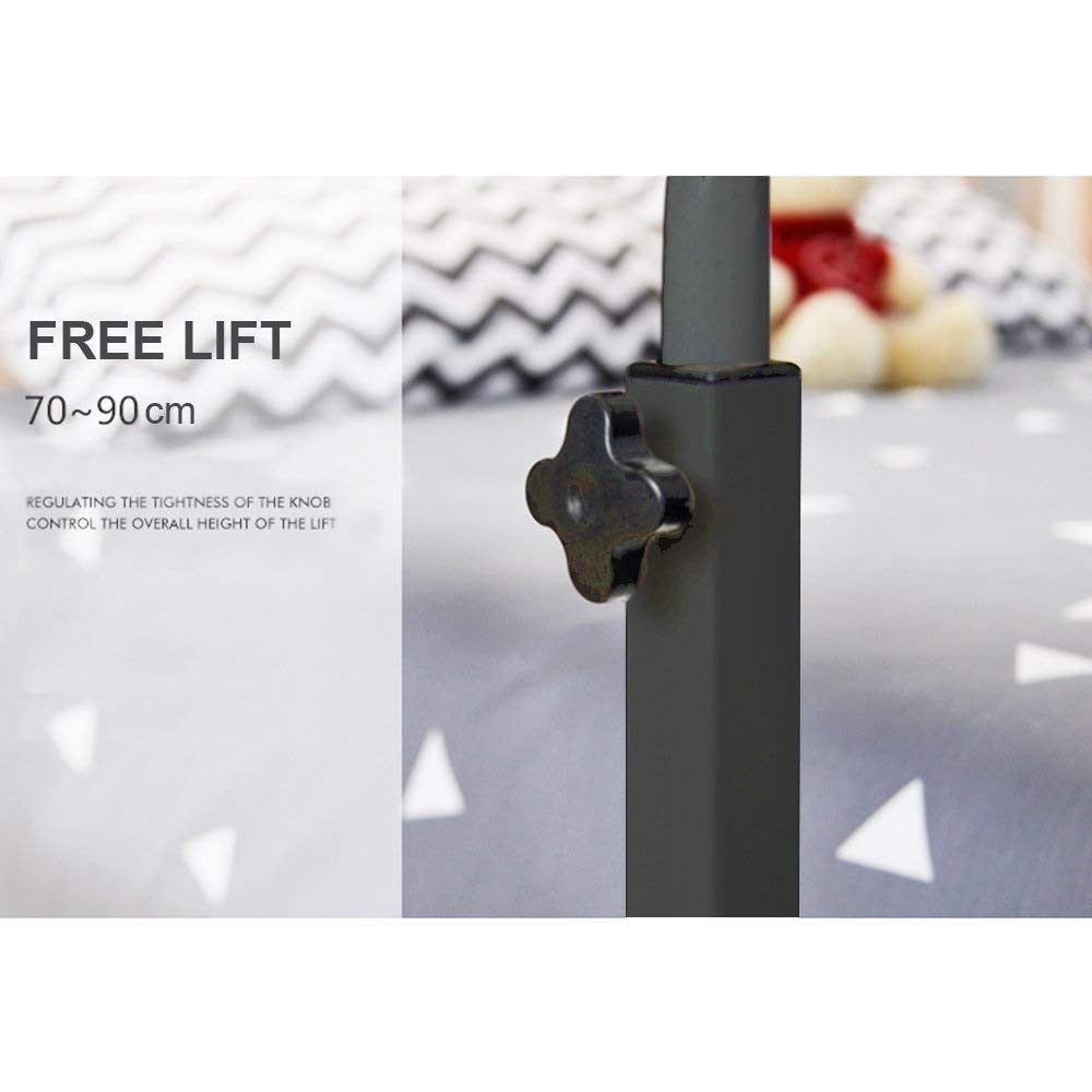 Adjustable Laptop Table Desk Stand with Wheels