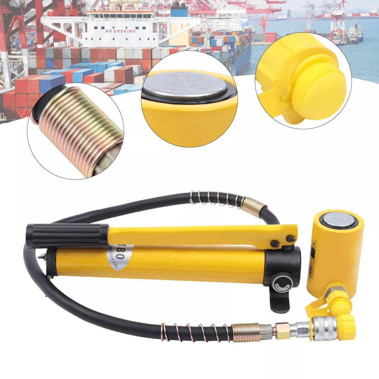 Hydraulic Ram Jack With Pump