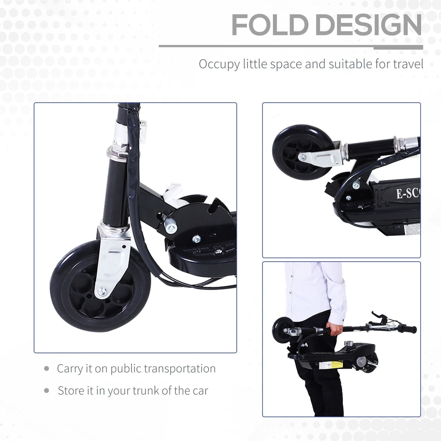 Scooter Black With Chair