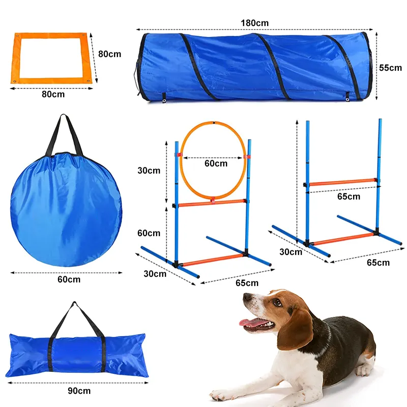 Dog Agility Equipment Set | Dog Training Equipment for Dog Agility Training & Backyard Obstacle Course