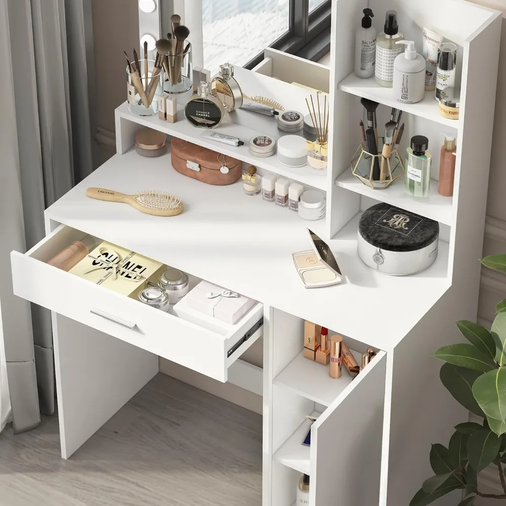 Dressing Table with LED Light