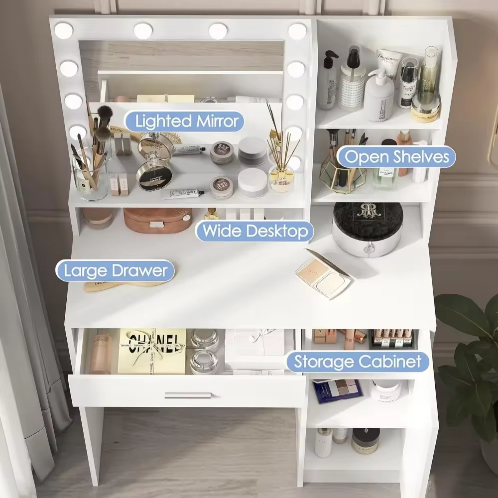 Dressing Table with Mirror