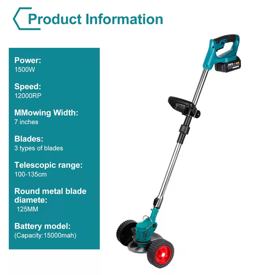 Lawn Mower Cordless Grass Cutter