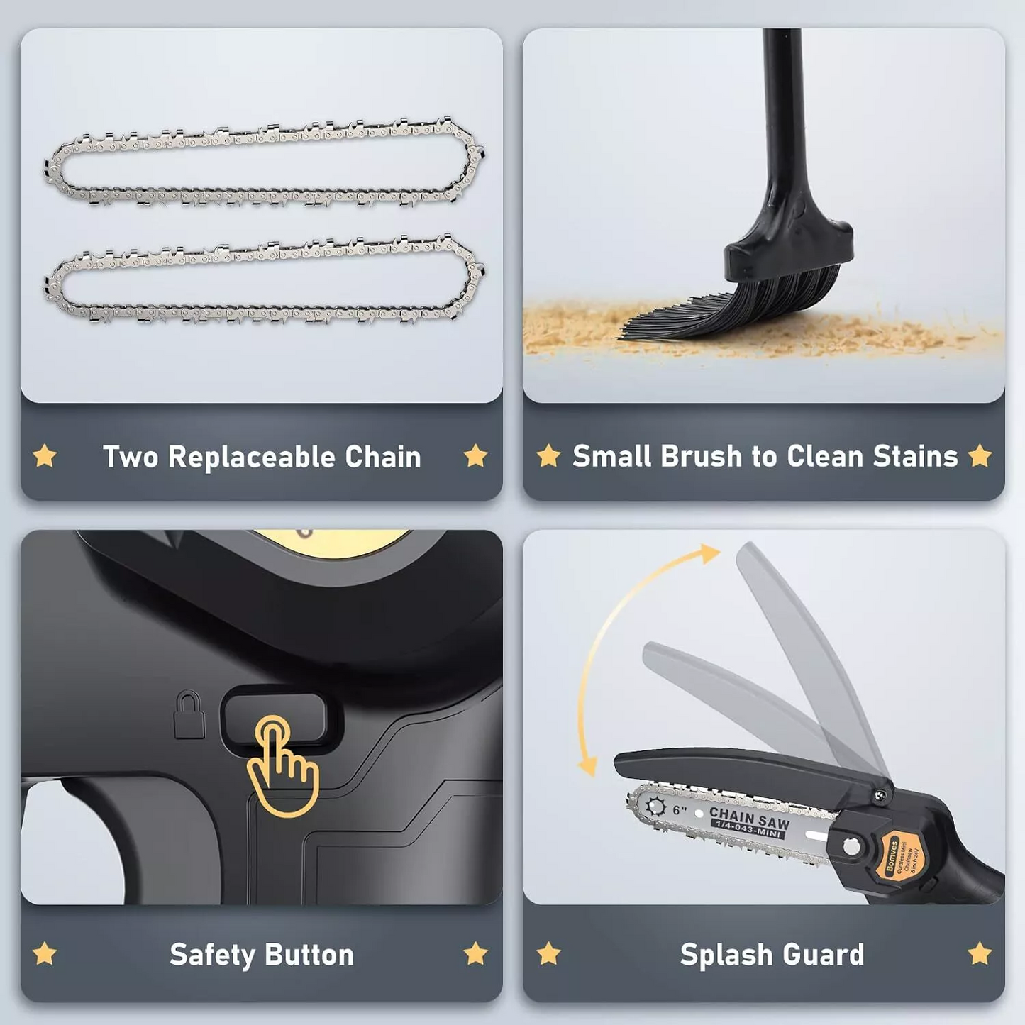 Mini Chain saw Cordless Power Chain Saws