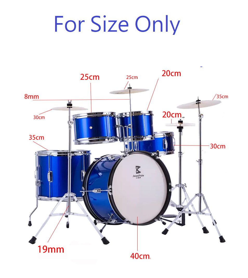 Kids Drum Kit Set Red
