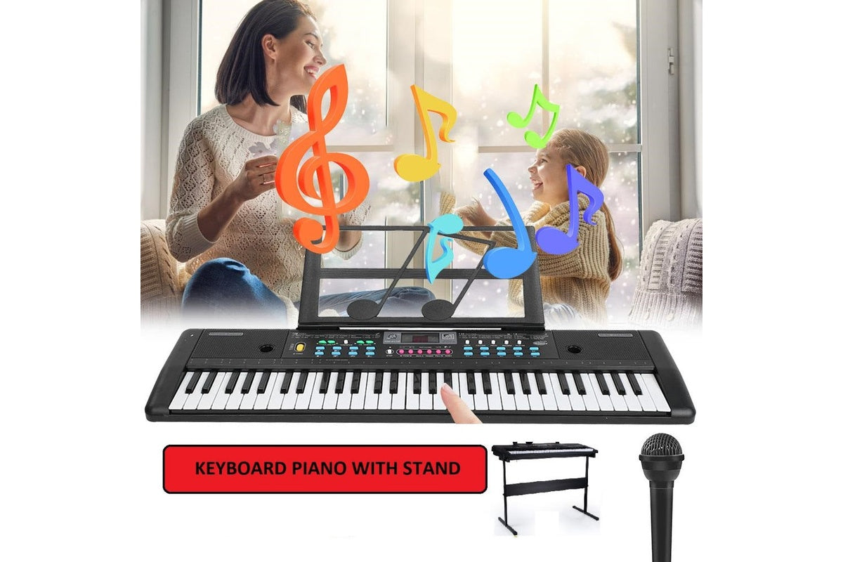 Electronic Keyboard Piano and Piano Stand