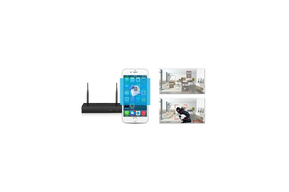 Security Camera System 2MP Wireless