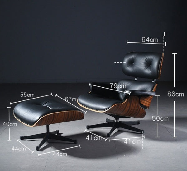 Replica Chair with Ottoman Lounge Chair