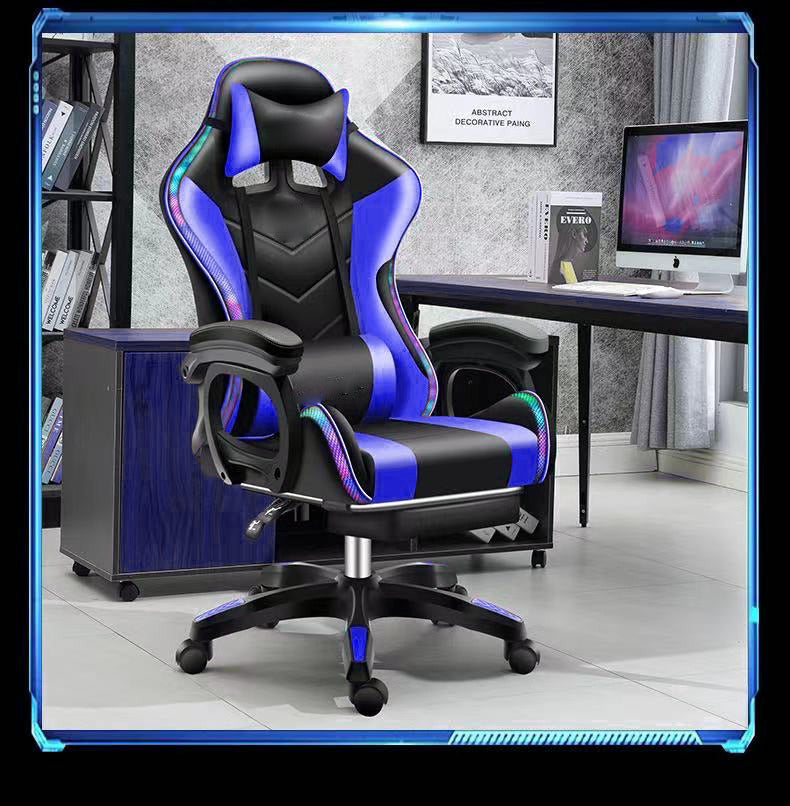 Gaming Chair with Footrest – RGB Gaming Chair with Speakers & Lights