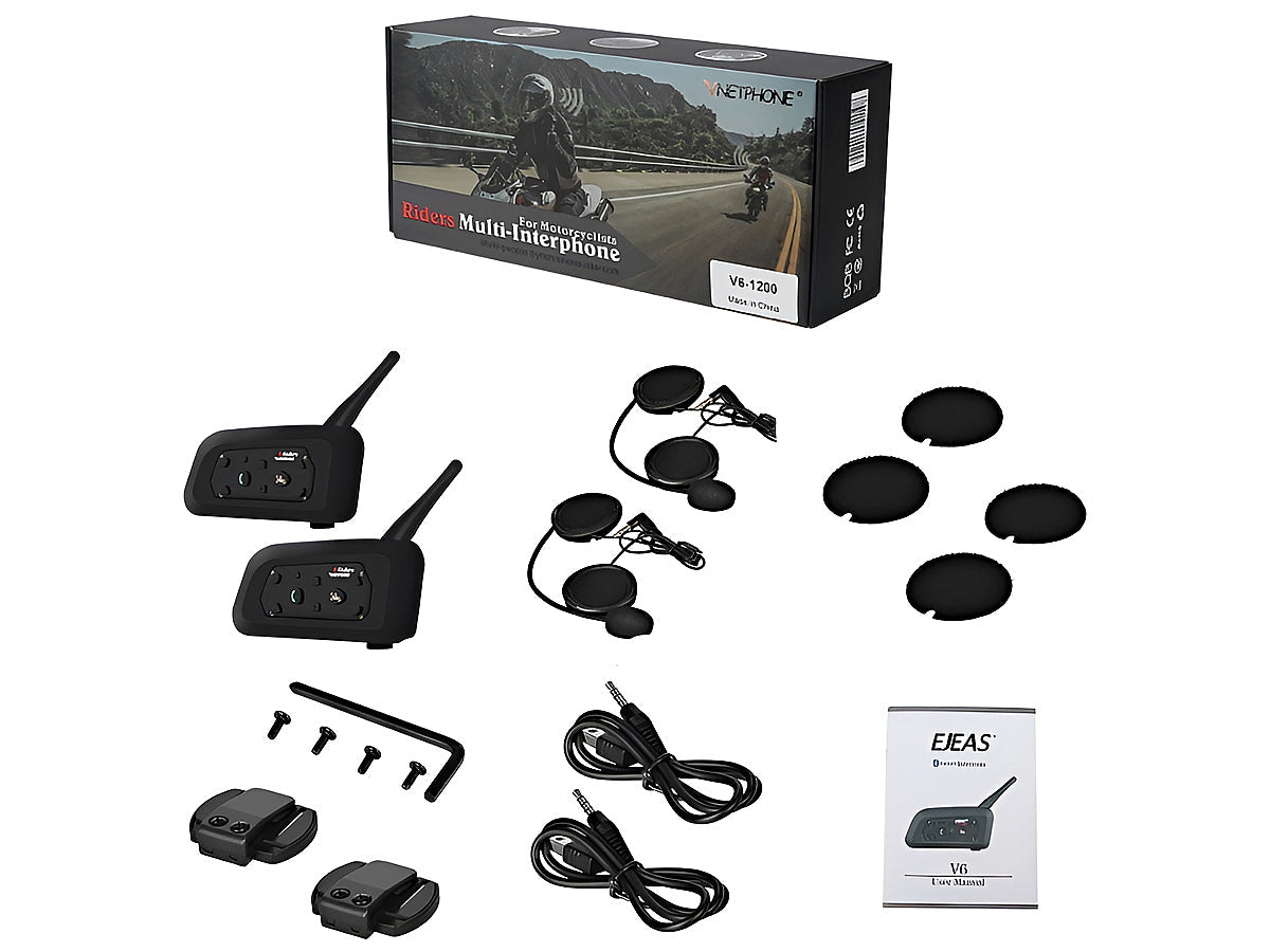Motorcycle Helmet Intercom Headset