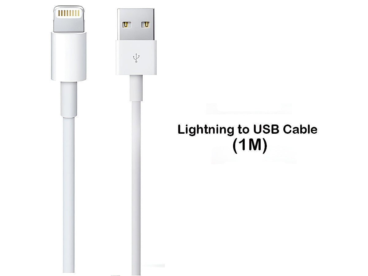 1 Meter USB Charging Cable For iPhone iPad White
