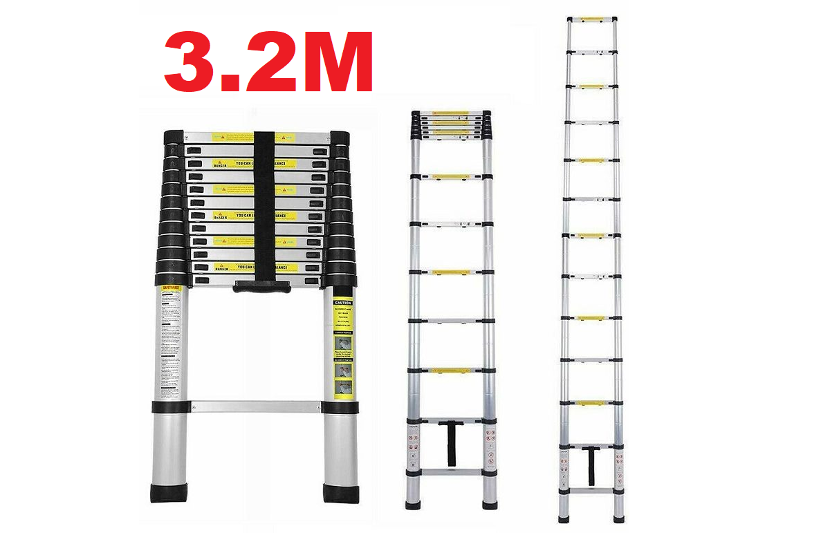 Telescopic Ladder 3.2m Extension Ladder