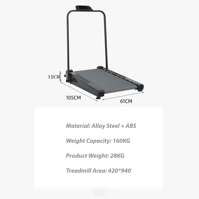 Treadmill Compact Flat Under Desk Treadmill