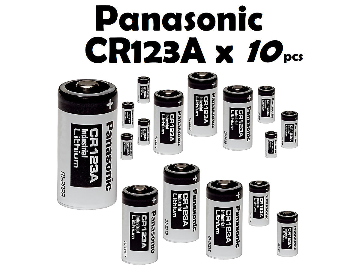 CR123A Panasonic batteries / CR123_10PSC