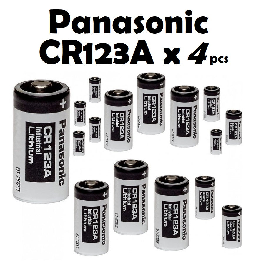 CR123A Panasonic batteries / CR123 4 Pcs