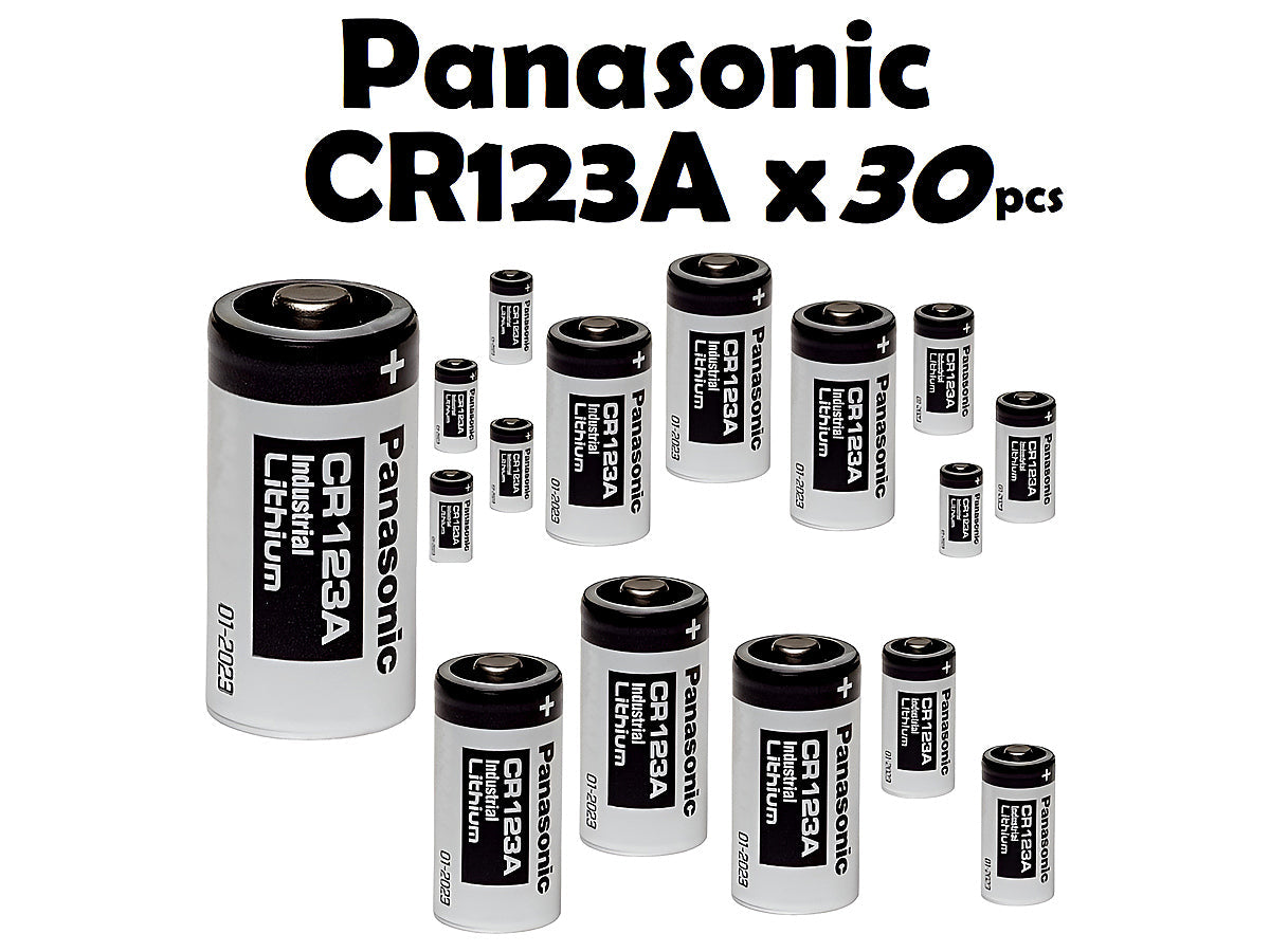 CR123A Panasonic batteries / CR123_30PSC