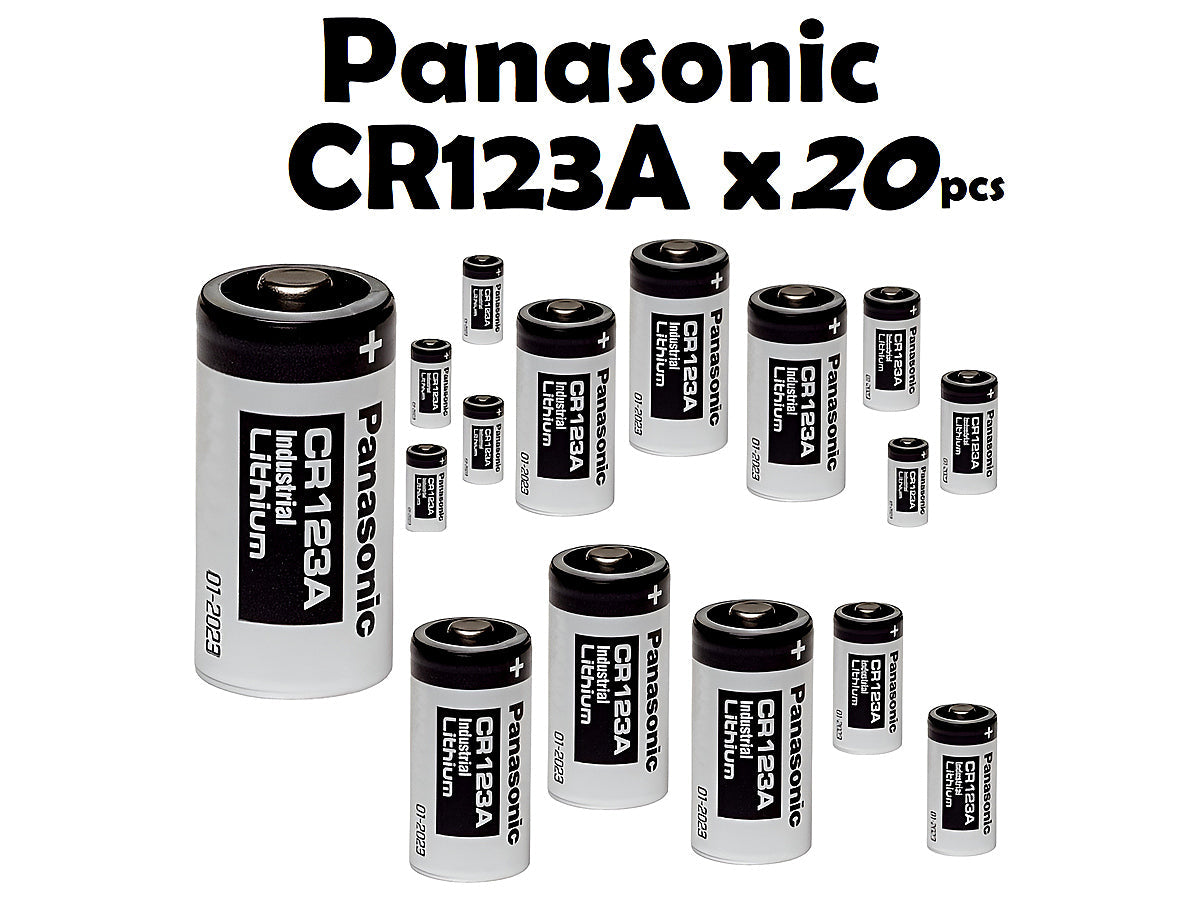 CR123A Panasonic batteries / CR123_20PSC