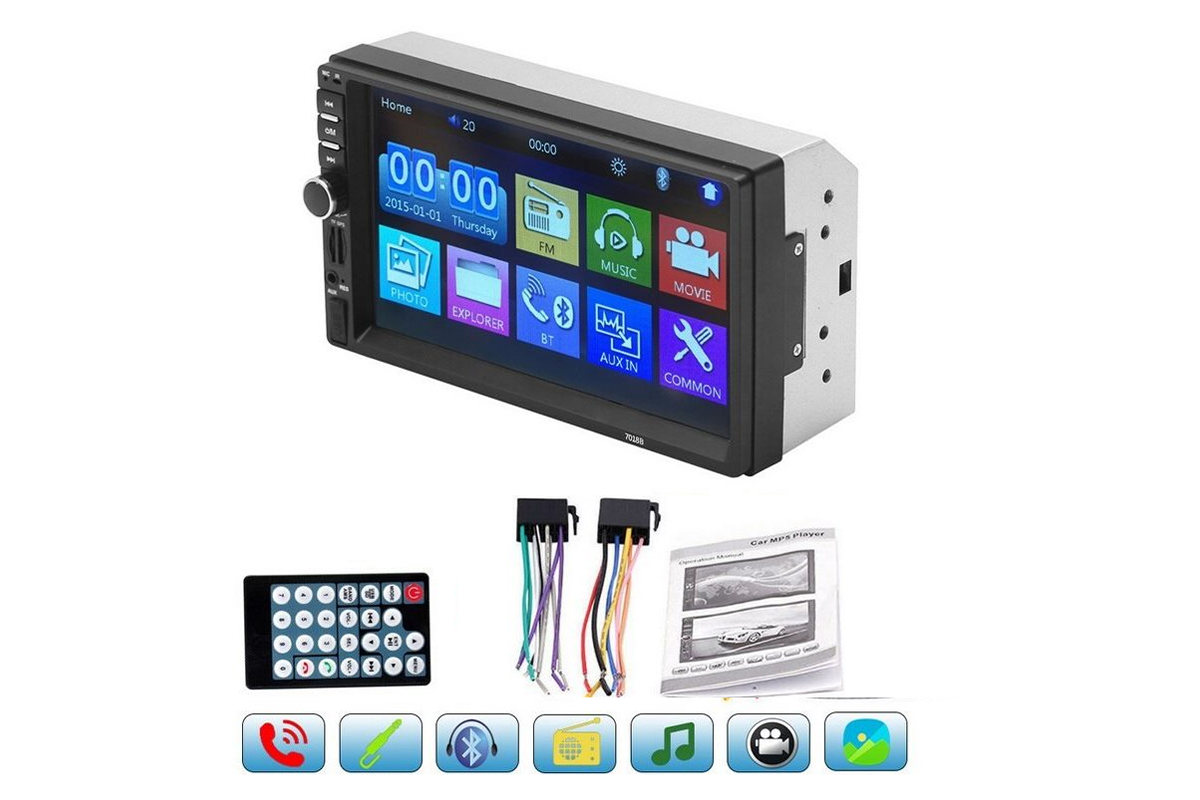Car Stereo Bluetooth MP5 Player