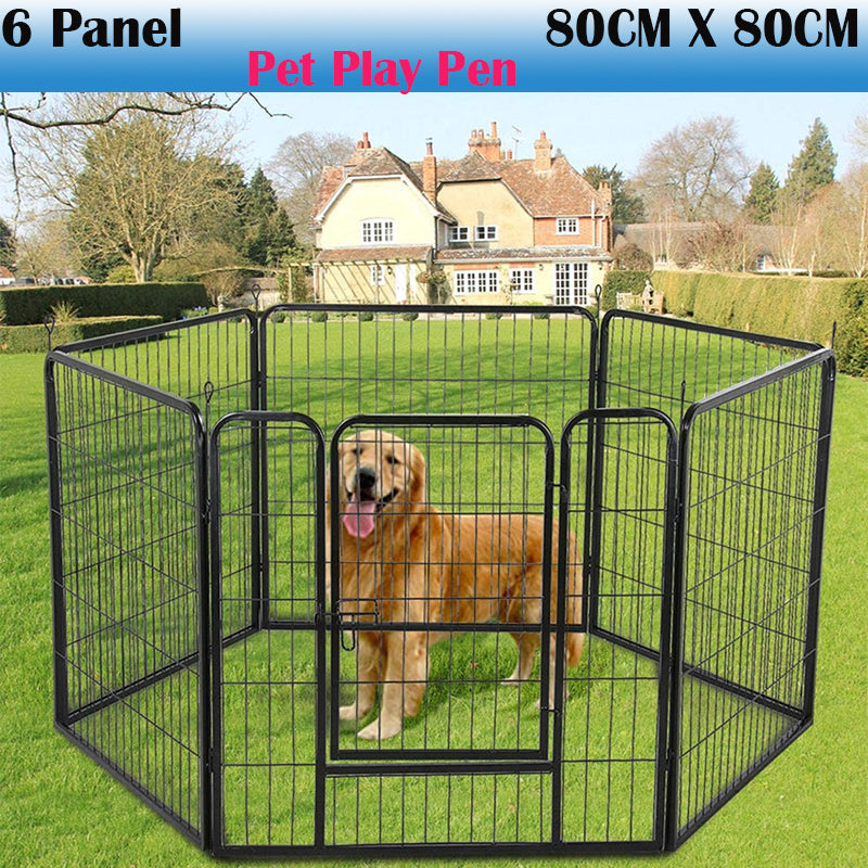 Dog Play Pen 6 Panel 80*80cm