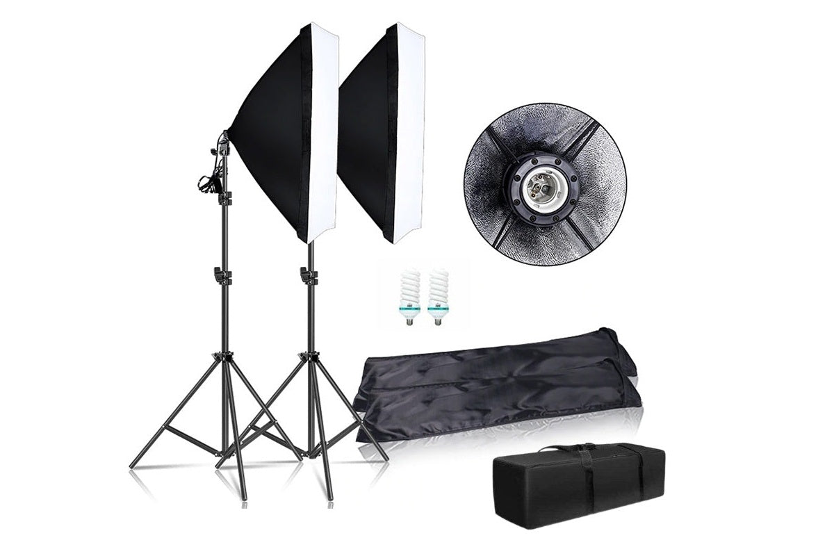Softbox Lighting Kit Professional Photography Light Studio Kits
