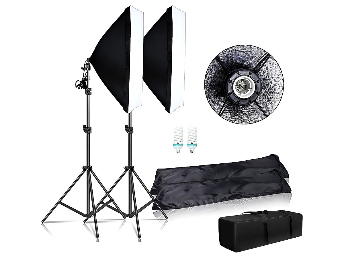 Softbox Lighting Kit Professional Photography Light Studio Kits
