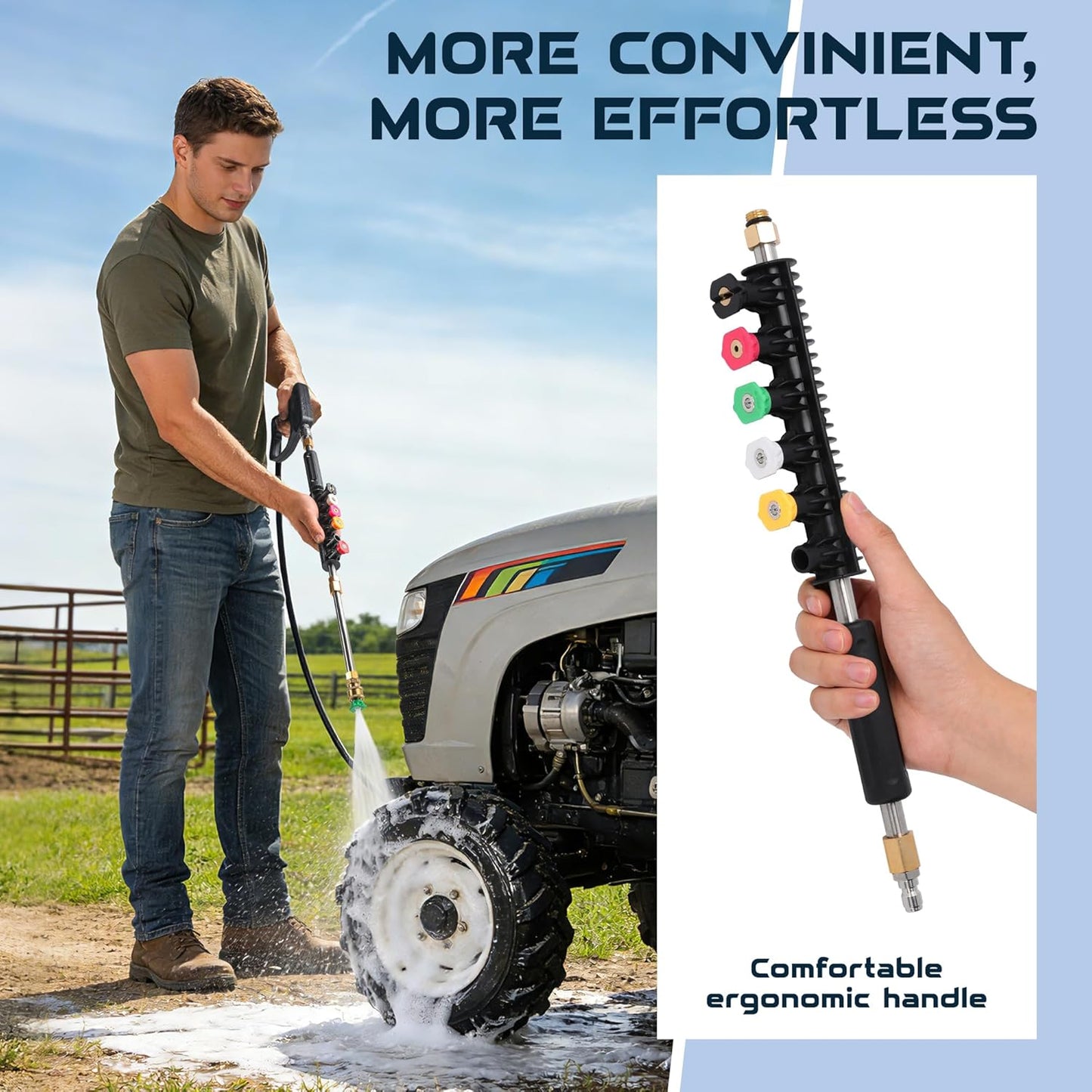 High Pressure Washer Wand Extension Set