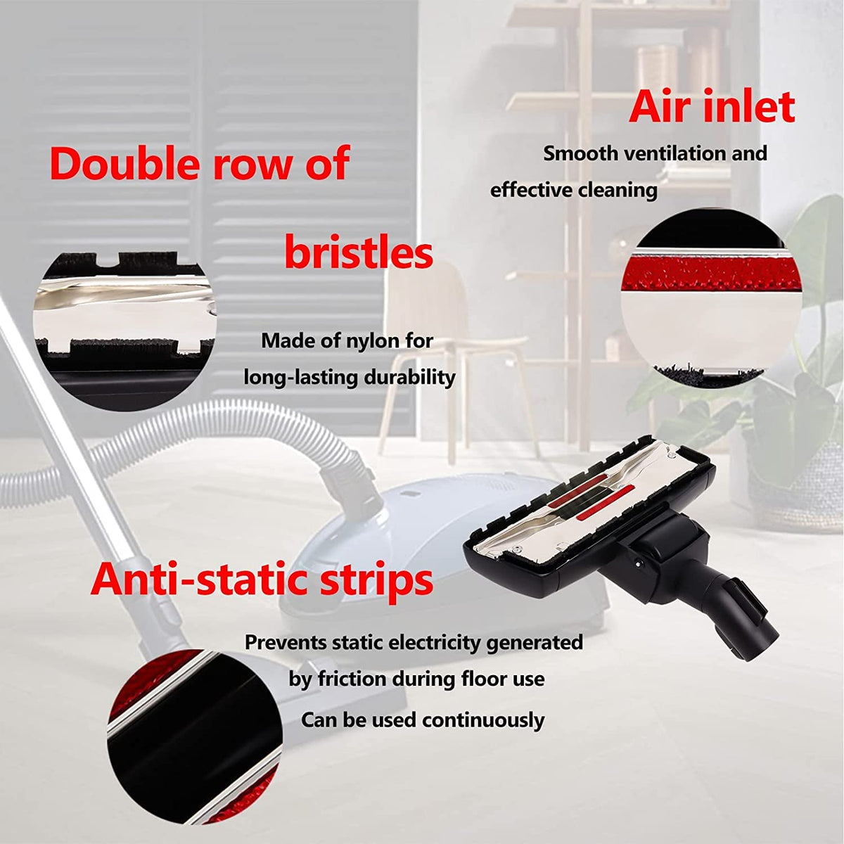 Replacement Miele Vacuum Cleaner Turbo Head Brush