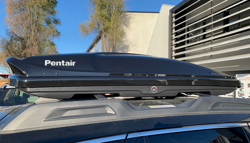 Glossy Black Cargo Roof Top Racks Box Tarvel Luggage Carrier Box