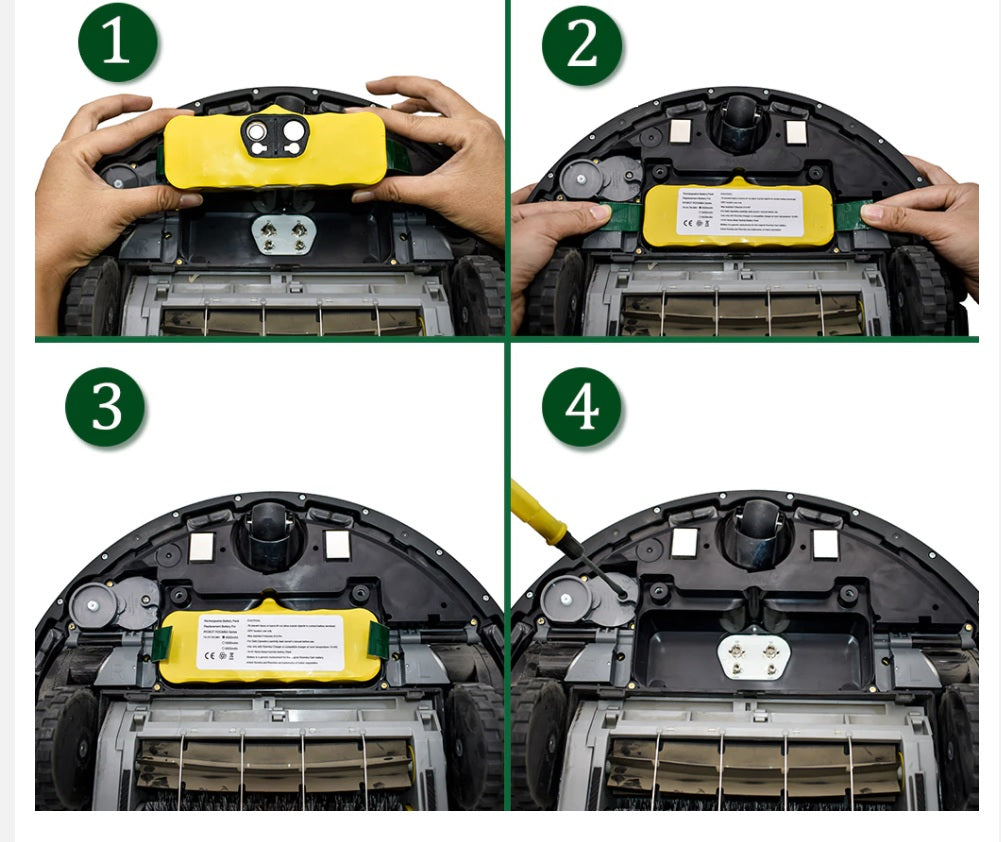 IRobot Roomba Replacement Battery 6000mAh