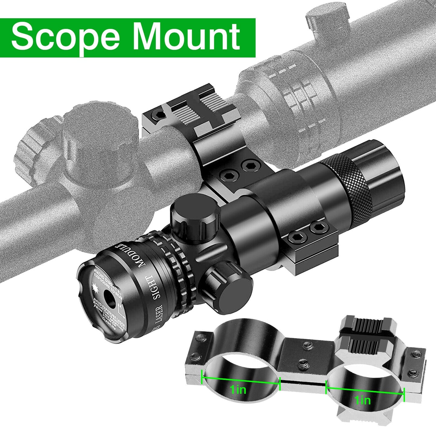 Green Laser Sight Rifle Scope