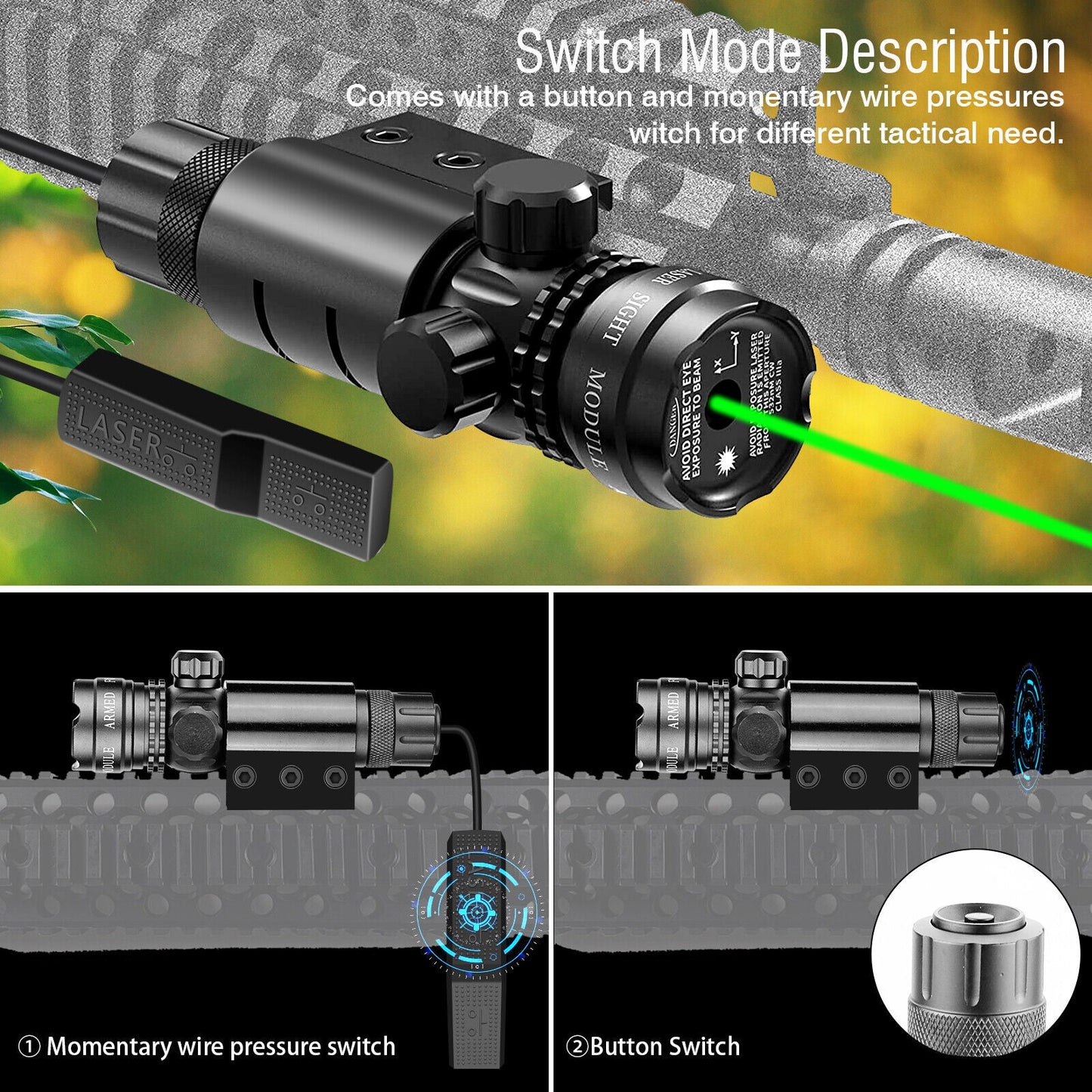 Green Laser Sight Rifle Scope