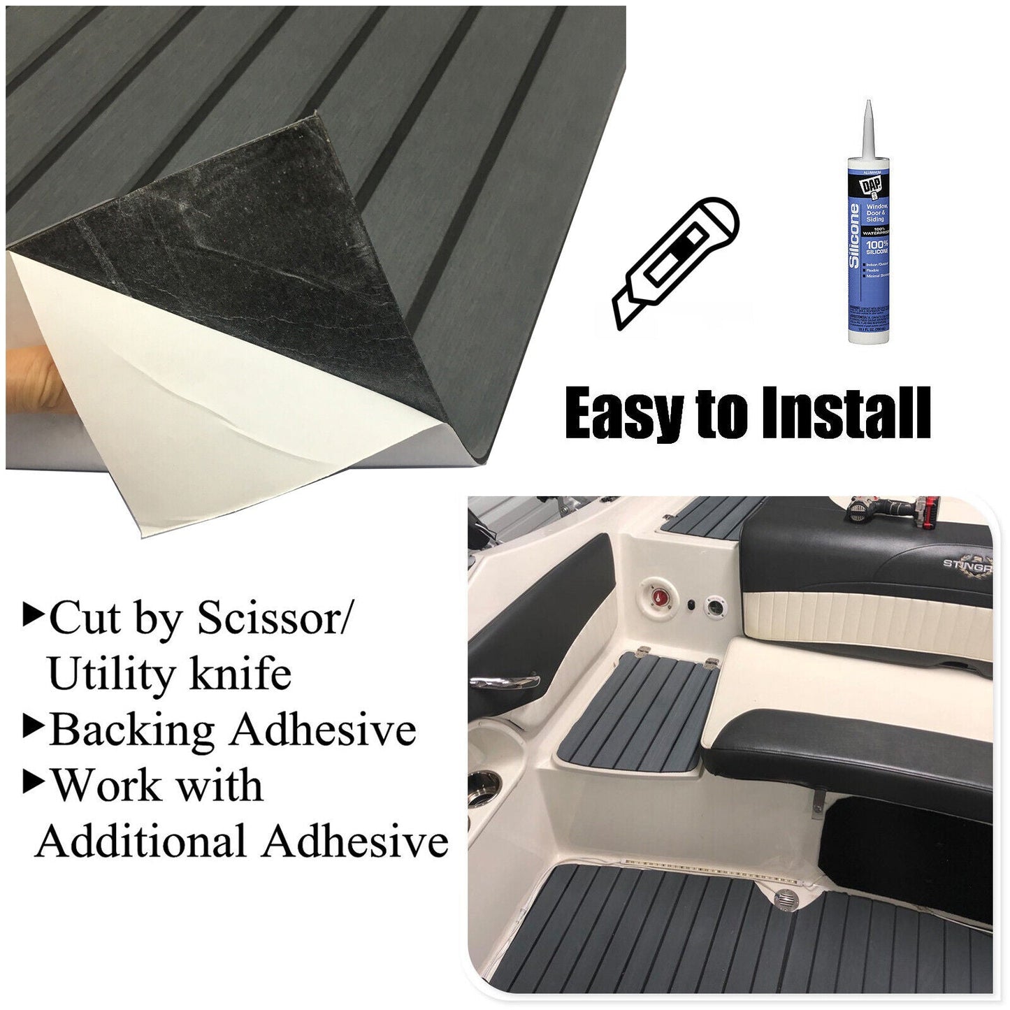 Marine Carpet Boat Flooring EVA Foam Floor Mat
