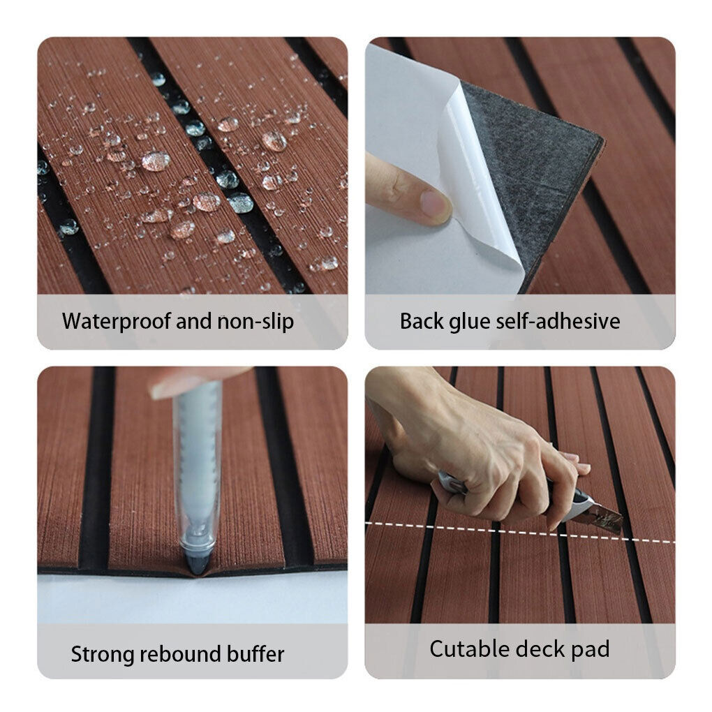 Marine Carpet Teak Boat Flooring Mat EVA