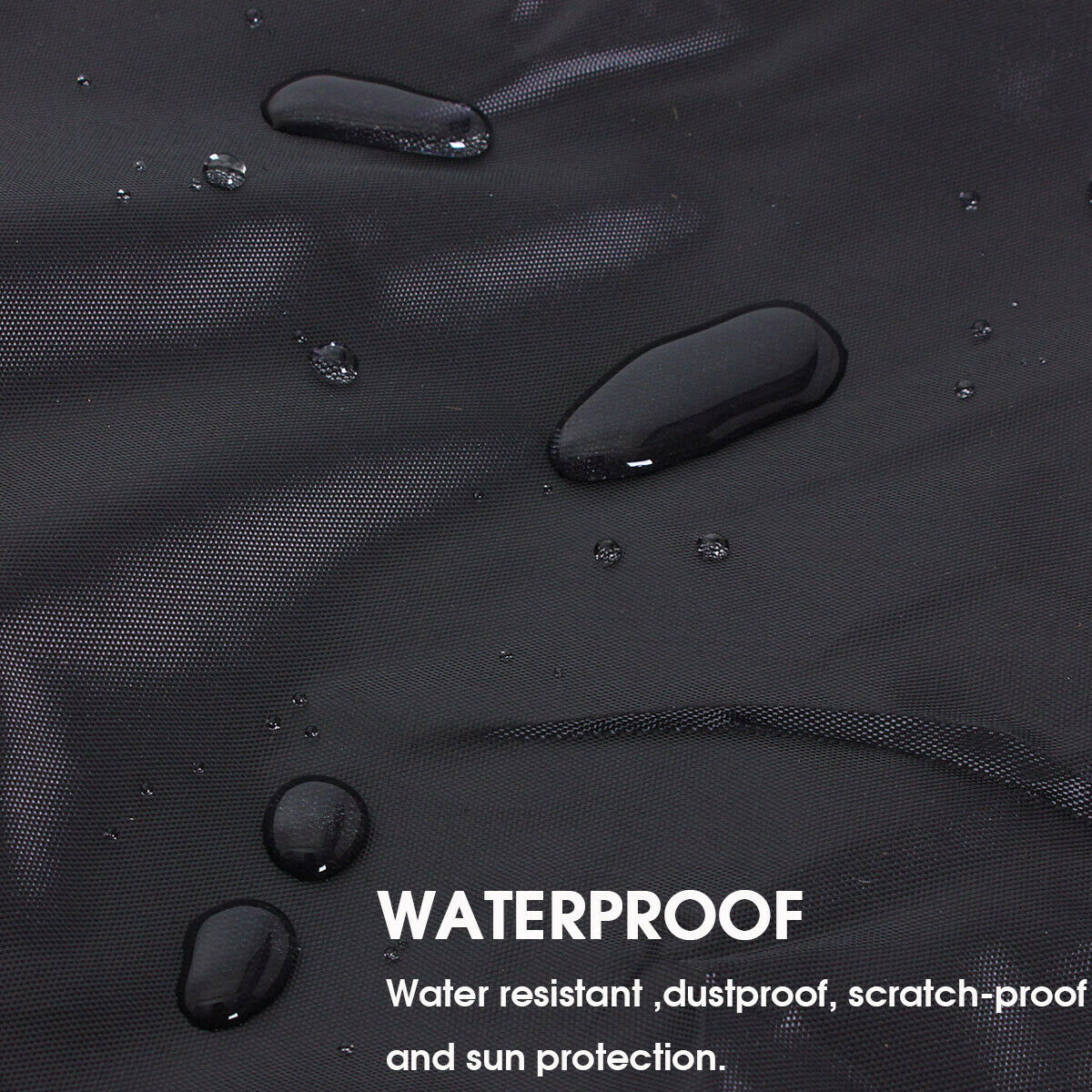 Boat Cover Heavy Duty – 600D Black Trailerable Boat Cover for 20–22ft V-Hull