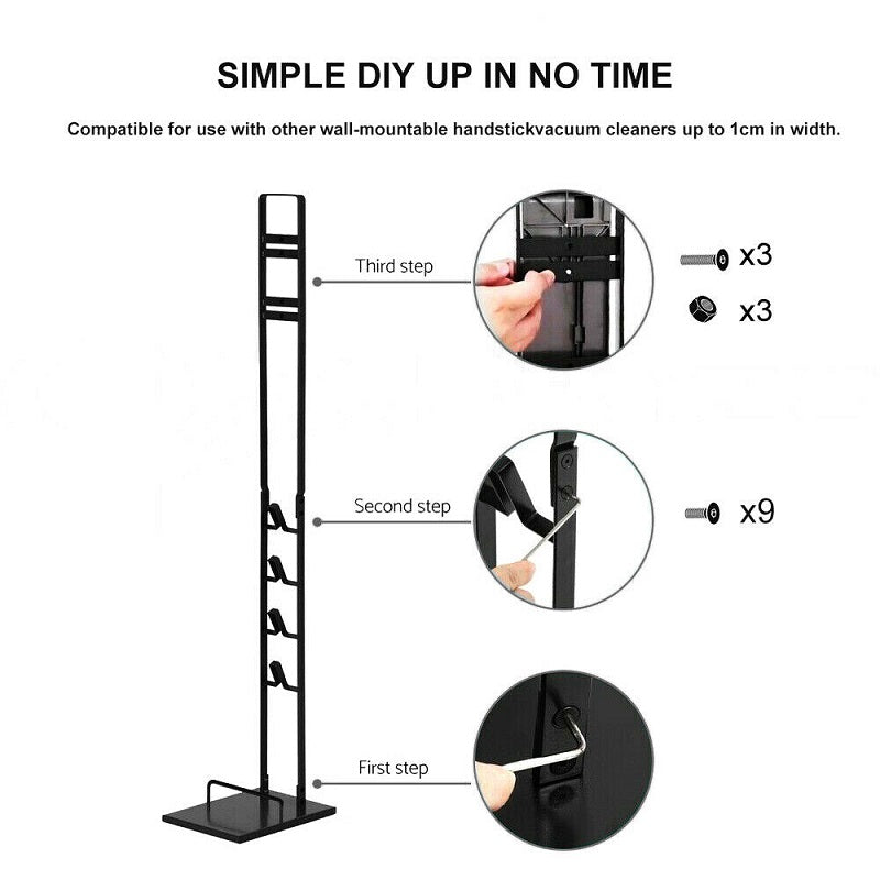 Freestanding Vacuum Stand For Dyson V6 7 8 V10 Compatible