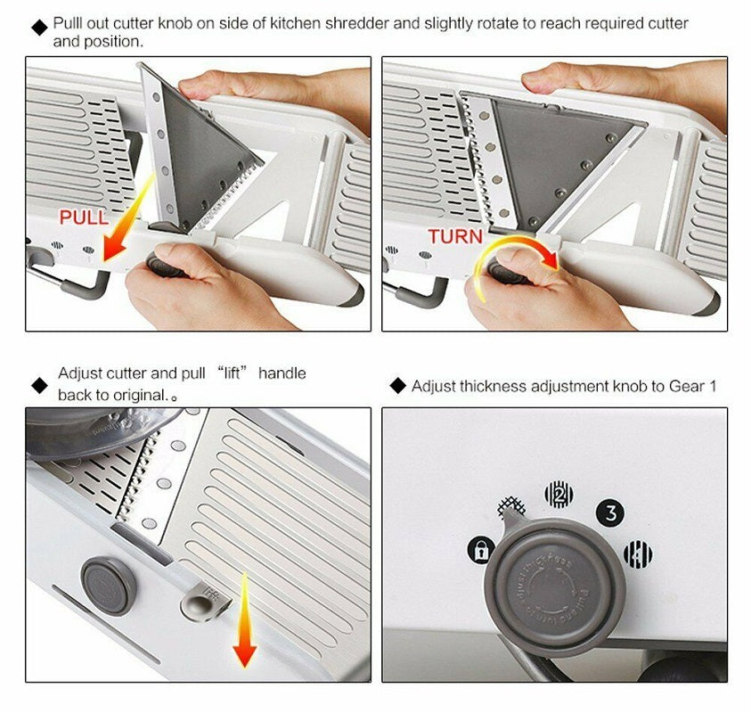 Vegetable Spiralizer Vegetable Mandoline Slicer