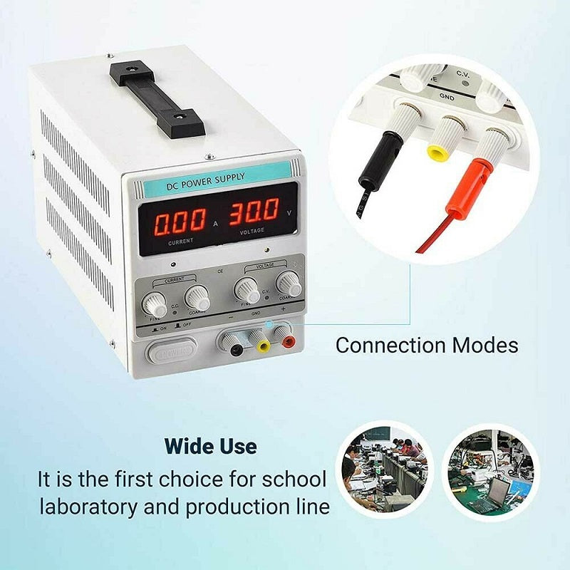 30V 10A DC Power Supply Precision