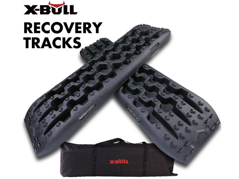 Recovery Tracks X-BULL – 3rd Gen Traction Boards for Sand Mud Snow 4WD Black