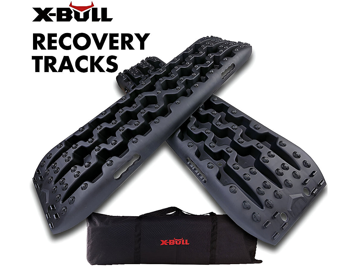 Recovery Tracks X-BULL – 3rd Gen Traction Boards for Sand Mud Snow 4WD Black