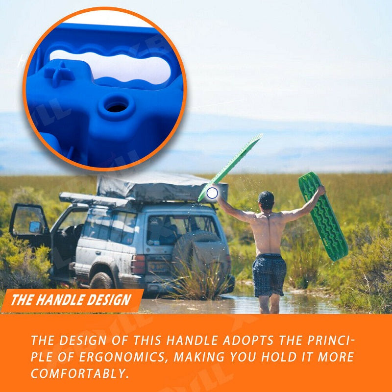 Recovery Tracks X-BULL – 3rd Gen Traction Boards for Sand Mud Snow 4WD Blue