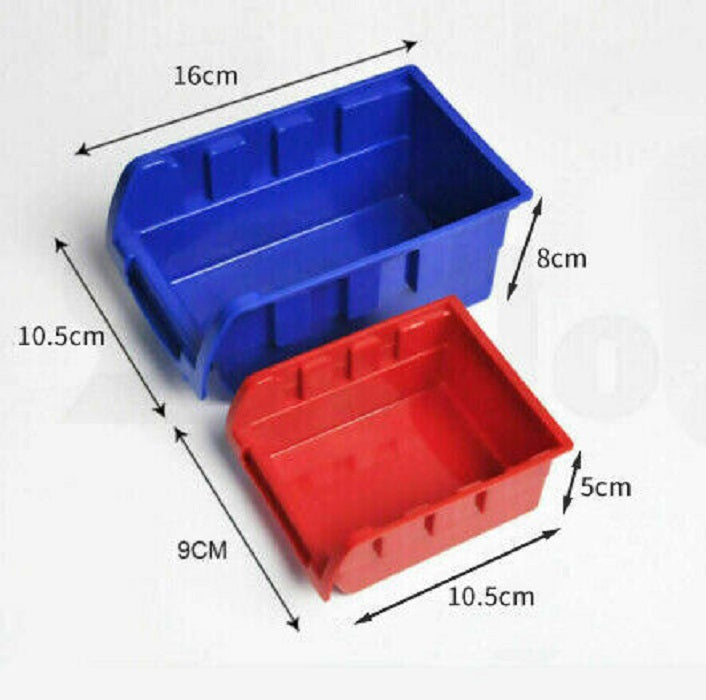 Wall Mounted Garage Organiser / Parts Rack With 30 Bins