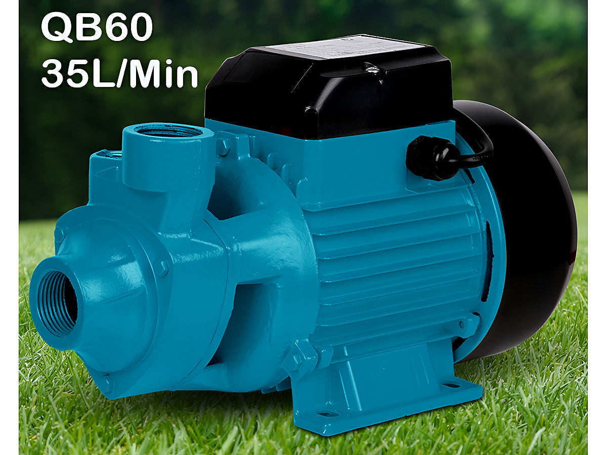PUMP-QB60 230V Electric Clean Water Pump  35L/Min 1/2/HP