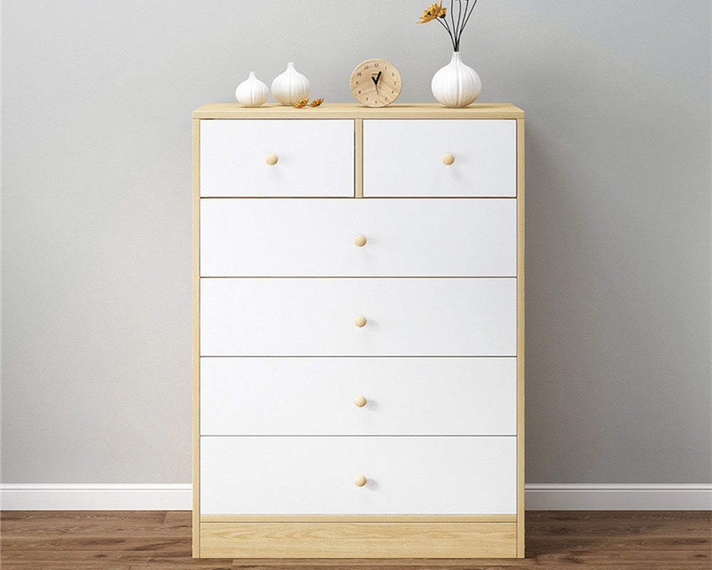Tallboy Modern White Tall boy Chest of Drawers Dresser