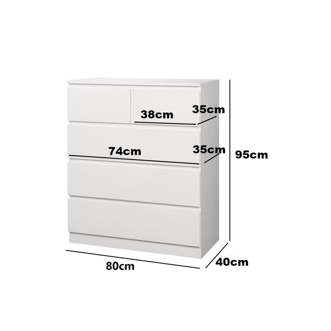 5 Drawer Tallboy